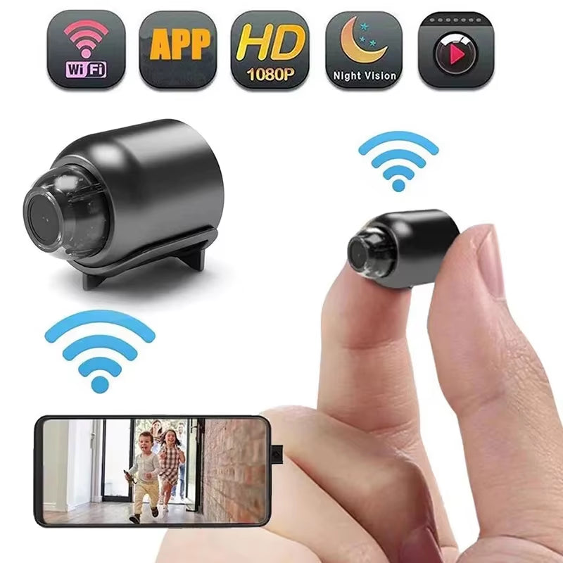 X5 Mini Camera Wifi IP Wireless Video Recorder Security Protection Smart Home Monitoring Camera for Infants and Pets Small Cam