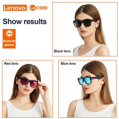 New Original  Lecoo C8 Smart Glasses Headset Wireless Bluetooth Sunglasses Outdoor Sport Earphone HD Mic Calling Headphone