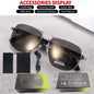 Bluetooth Eyewear Ray Metal Smart Glasses Wireless Bann Music Sunglasses for Women Men Polarized UV400 Protection Christmas Gift